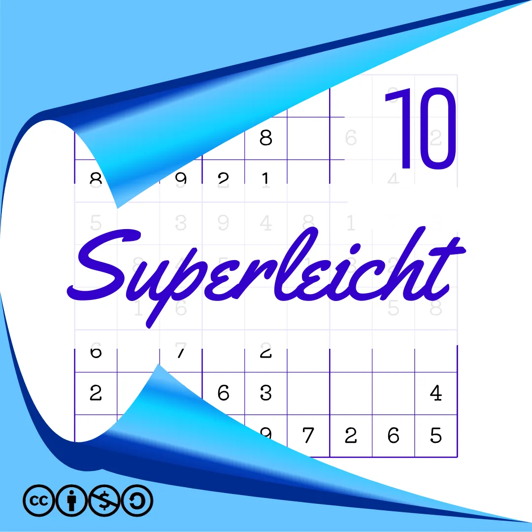 Sudoku Superleicht Heft Nr. 10