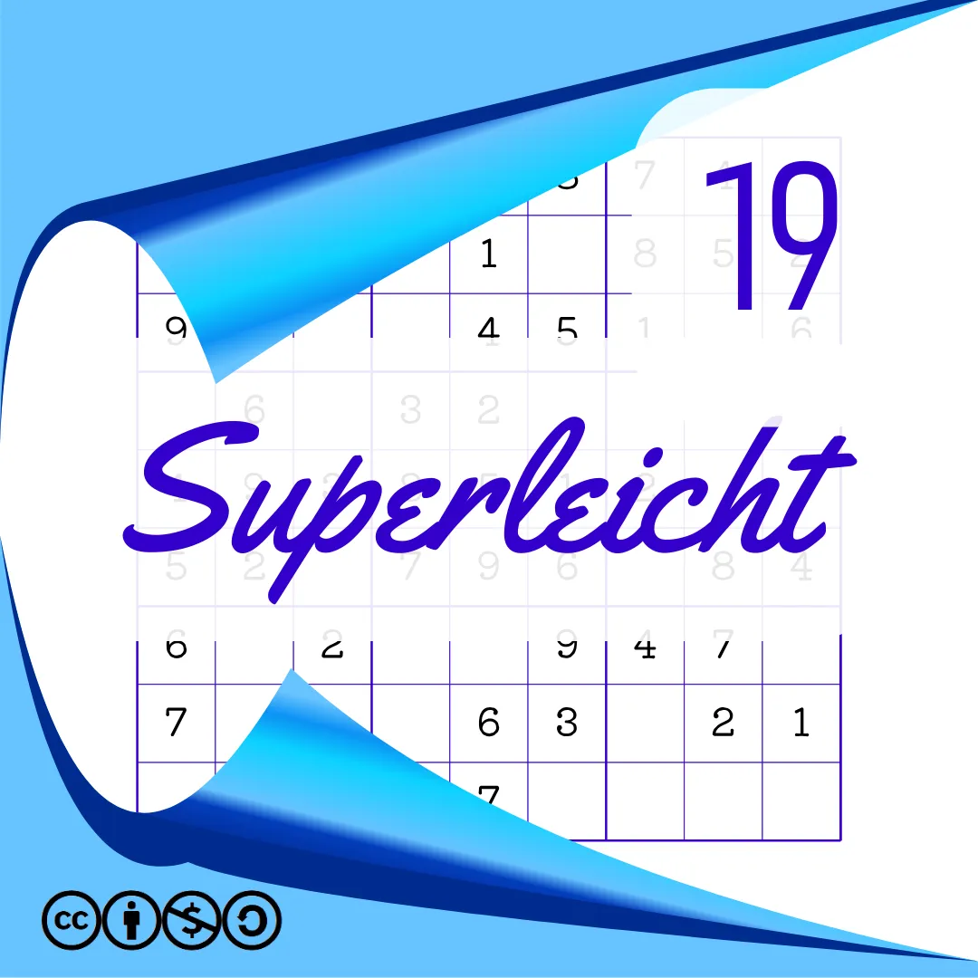 Sudoku Superleicht Heft Nr. 19
